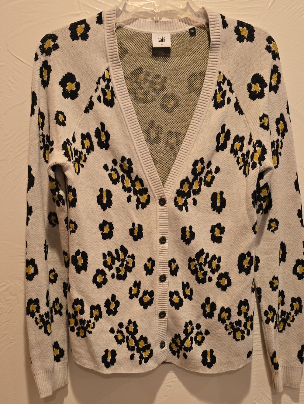 Cabi Cheetah Print Cardigan